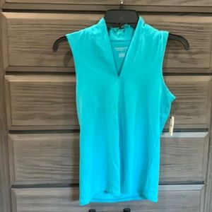 NWT V-neck teal Talbots tank!
